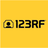123RF logo
